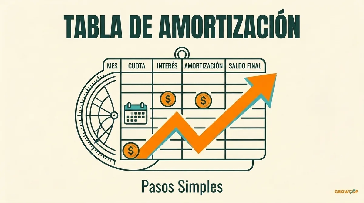 ¿Cómo hacer una tabla de amortización de un préstamo? (método francés)