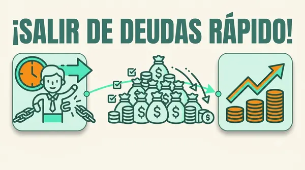¿Cómo salir de deudas rápido? Guía completa con el método avalancha (ejemplo paso a paso)
