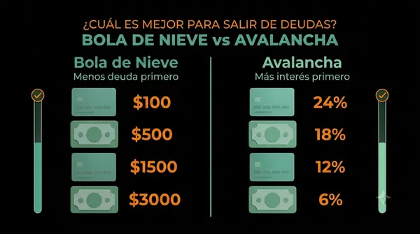 Método bola de nieve vs. avalancha: ¿cuál elegir para salir de deudas?