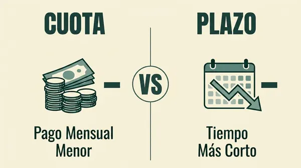 ¿Reducir cuota o plazo al abonar a capital? Ejemplo real con números