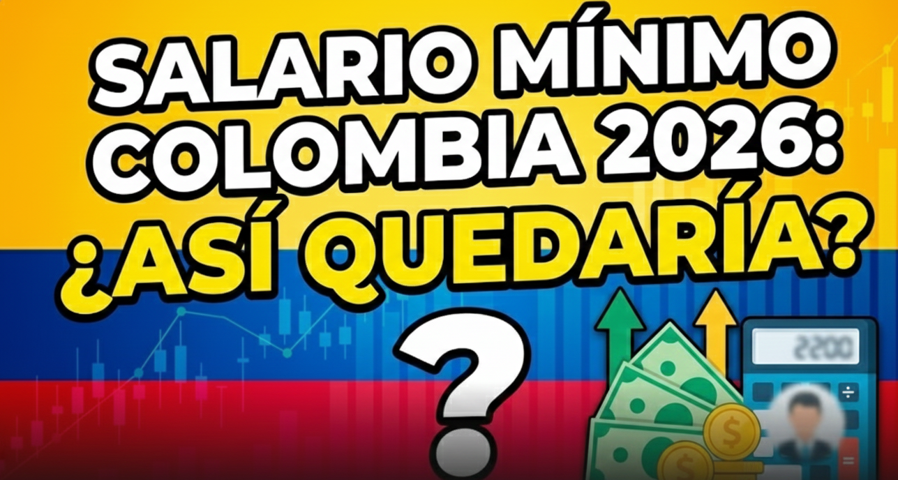 📢Así quedaría el SALARIO MÍNIMO en COLOMBIA para el 2026
